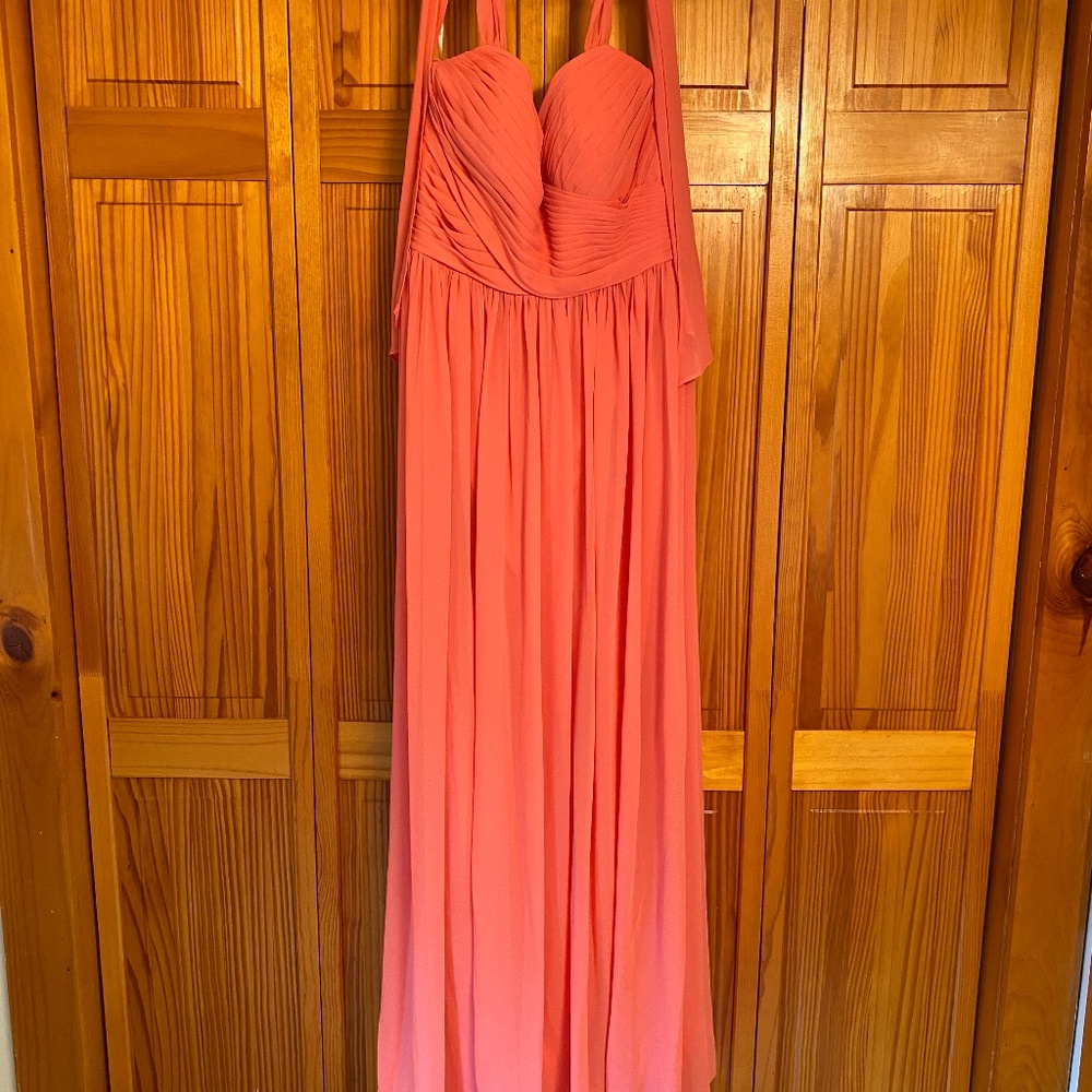 Coral Bridesmaid Dress